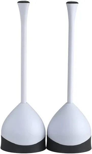 Clorox Toilet Plunger with Hideaway Caddy