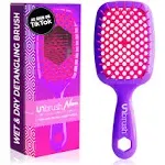 FHI Heat UNbrush Detangling Brush, Anti-Static Bristles, Wet/Dry Hair, Purple