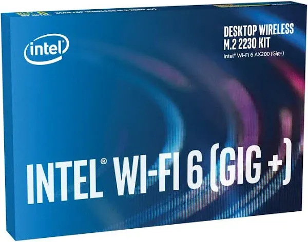 Intel AX200.NGWG.DTK Wi-Fi 6 (Gig+) Desktop Kit