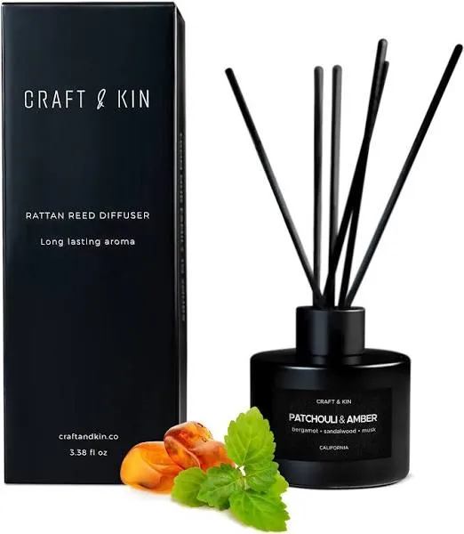 Craft & Kin Reed Diffuser Patchouli & Amber