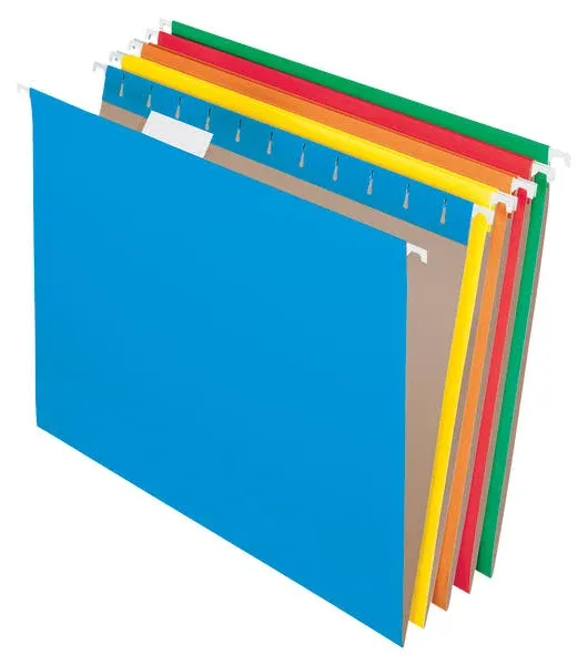 Office Depot Hanging Folders Letter Size Assorted Box of 25