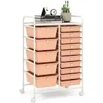 Costway 15 Drawer Rolling Storage Cart