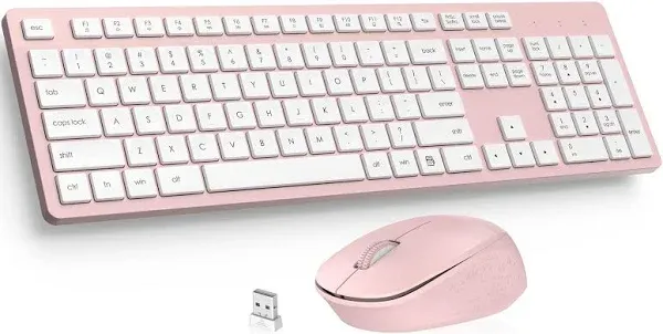 LeadsaiL Wireless Keyboard and Mouse Set and Mouse