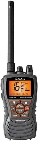 Cobra MR HH350W FLT 6 Watt Floating VHF Marine Radio White