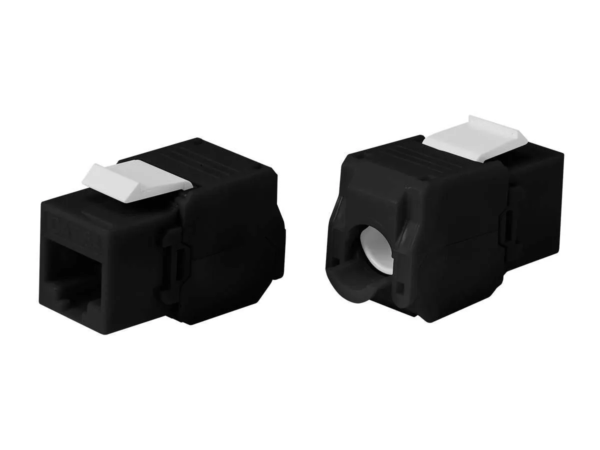 Monoprice Cat6 RJ-45 Toolless 180-Degree Keystone