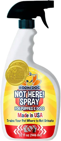 Bodhi Dog Not Here! Spray | Trains Your Pet Where Not to Urinate | Training Corrector for Puppies & Dogs | for Indoor & Outdoor Use | No More