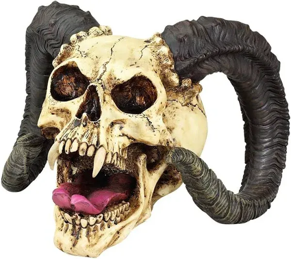 Design Toscano The Skull of the Horned Beast Sculpture