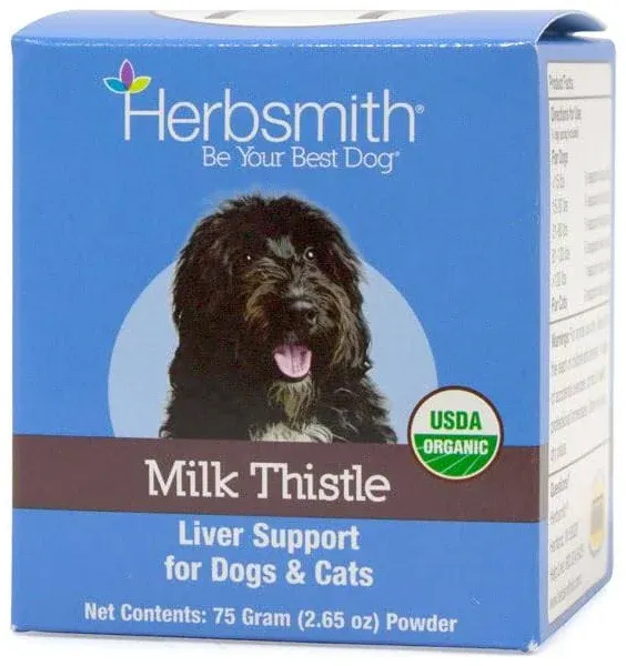 Herbsmith Milk Thistle Powdered Dog & Cat Supplement