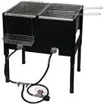 Barton Living High-Pressure Freestanding Triple Basket Deep Fryer