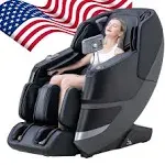 MassaMAX 4D Massage Chair, Full Body Recliner with Zero Gravity, Electric Extendable Footrest, Ai Voice Control, Automatic Body Scan, Deep Yoga