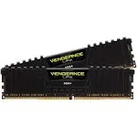 Corsair Vengeance LPX DDR4 3200MHz C16 16GB (2x8GB) Memory Kit - Black