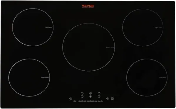 VEVOR Electric Cooktop 5 Burners 36'' Induction Stove Top