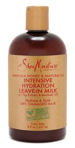 Sheamoisture Hydration Hair Milk for Dry Hair Manuka Honey and Mafura Oil to Hyd