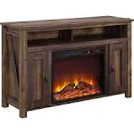 Ameriwood Home - Farmington Electric Fireplace TV Console - Rustic