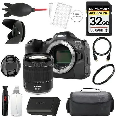 Canon EOS R6 Mark II Mirrorless Camera 24-105mm f Lens