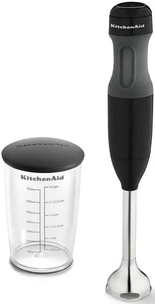 KitchenAid KHB1231OB 2-Speed Hand Blender, Onyx Black