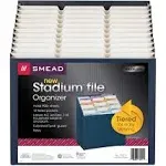 Smead 12-Pocket Stadium File, Navy, Letter (SMD70211)