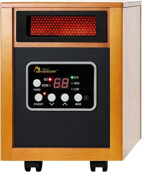 Dr Heater DR968 1500W Dual System Portable Quartz Infrared Heater