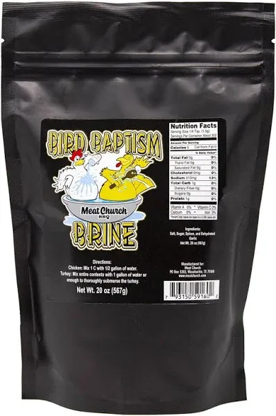 Meat Church Bird Baptism Poultry Brine