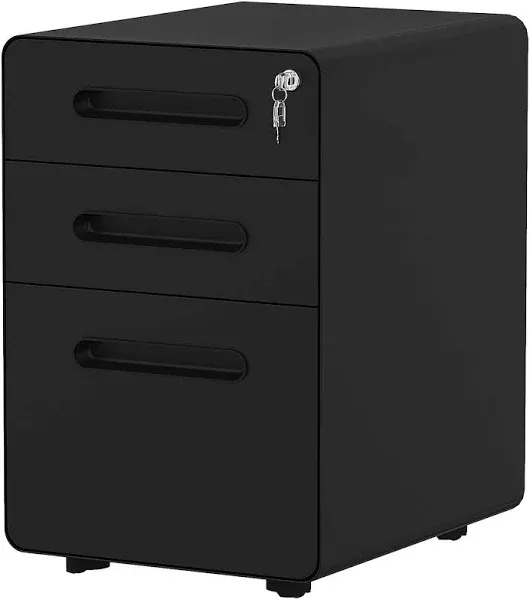 YITAHOME 3-Drawer Rolling File Cabinet