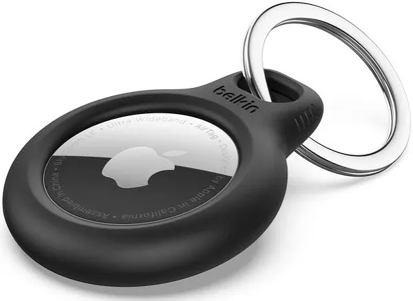 BRAND NEW Belkin - Secure Holder with Key Ring for Apple Airtag - Black OR BLUE