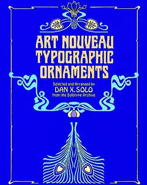 Art Nouveau Typographic Ornaments (Dover Pictorial Archive)