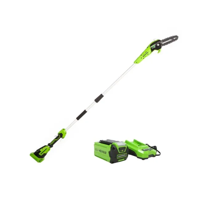 Greenworks PS40B210 8-Inch 40V Cordless Pole Saw