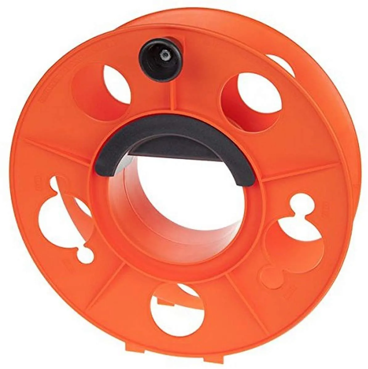 Bayco KW-130 Cord Storage Reel with Center Spin Handle, 150-Feet,Orang<wbr/>e