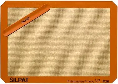 Silpat Silicone Baking Mat with Storage Band, Half Sheet size, 11-5/8" x 16-1/2"