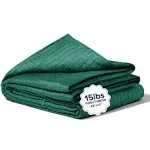 Gravity Cooling Weighted Blanket Single: 15lb / Forest Green