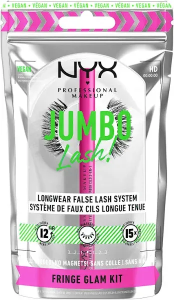 Nyx Professional Makeup Jumbo Lash! Longwear False Lash System - Fringe Glam Kit