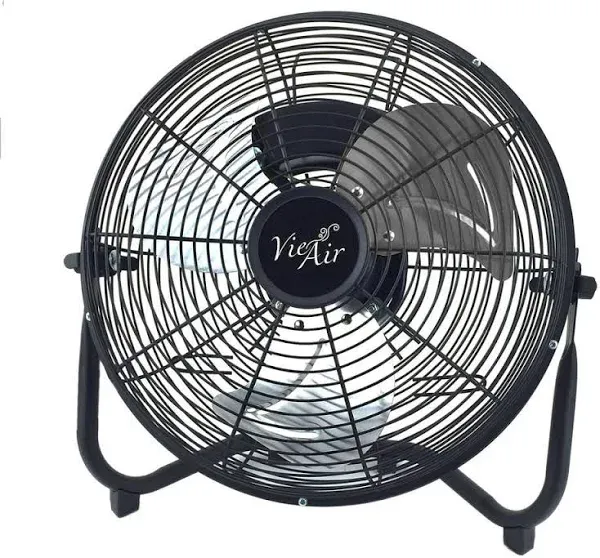 Vie Air 20" Industrial Tilting High Velocity 3 Speed Metal Floor Fan