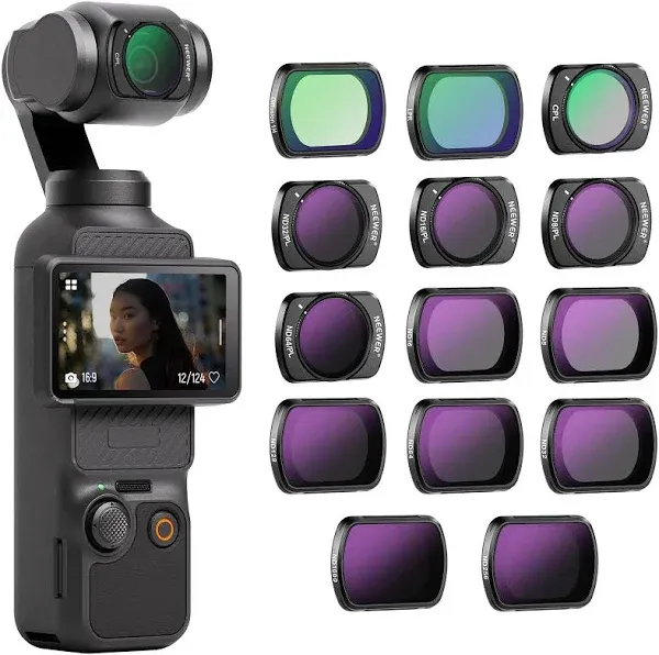 NEEWER 14 Pack Magnetic ND & CPL & Effect Filter Set for DJI OSMO Pocket 3