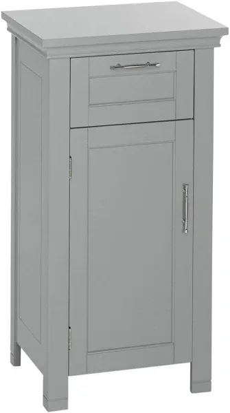 RiverRidge 06-076 Home Somerset Collection Single Door Floor Cabinet, Grey 