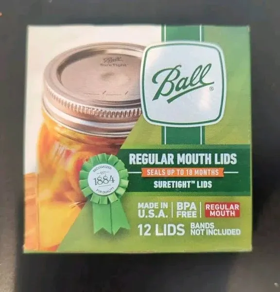 Ball Regular Mouth Mason Jar Lids