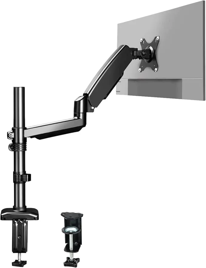 Single Monitor Mount, Monitor Arm Desk Mount, Adjustable Single Monitor Arm ...