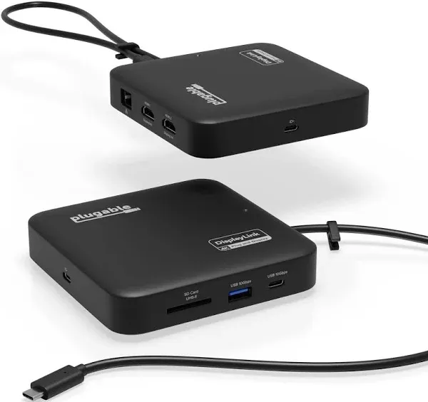 Plugable USB-C Dual HDMI Mini Docking Station