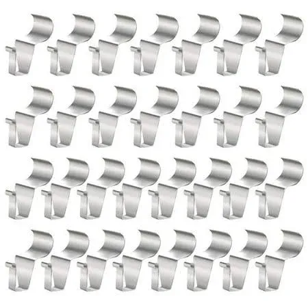 MUAKIOY (30 Pack) Vinyl Siding Hooks Hanger, No-Hole Needed Heavy Duty Vinyl Siding Clips for No Damage Hanging Things On Siding