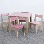 Gapkids Table and 4 Chair Set - Delta Children Blush (1271)