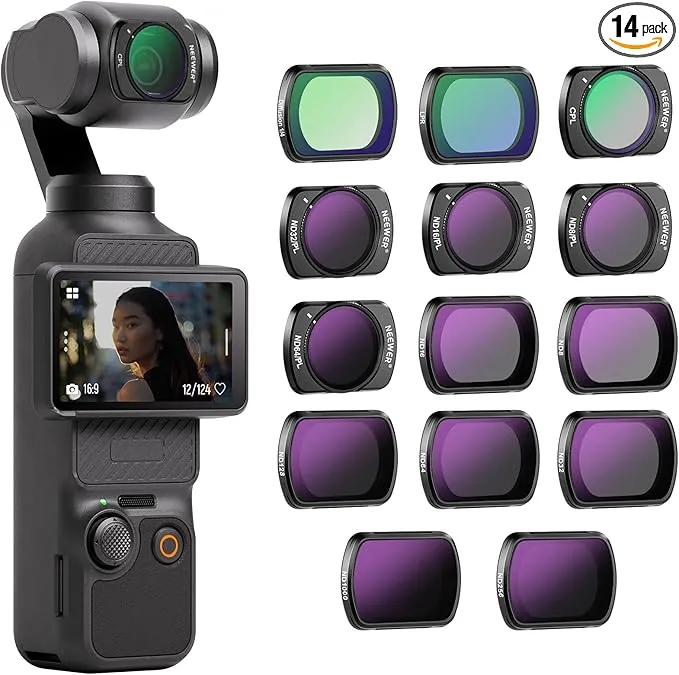 Neewer Magnetic ND & CPL Filter Kit for DJI Osmo Pocket 3