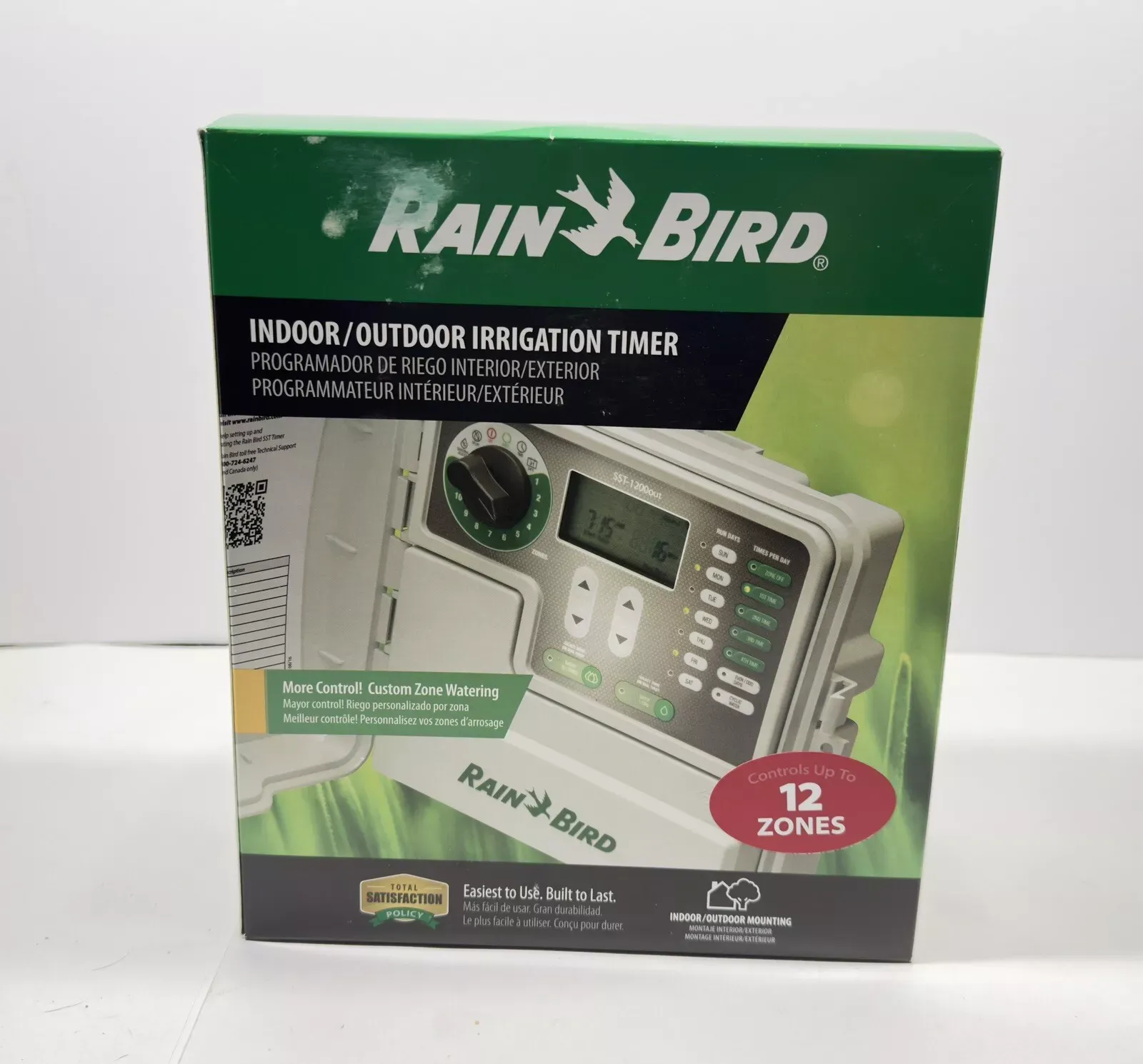 Rain Bird 12-Zone Simple-to-Set Indoor/Outdoor Irrigation Timer