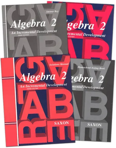 Homeschool Kit 2007: Third Edition (Saxon Algebra 2)