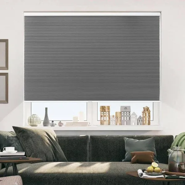 Allesin Cellular Shades Cordless Blackout Honeycomb Blinds for Indoor Windows