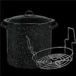 Cinsa Graniteware Canner/Rack 15.5 qt