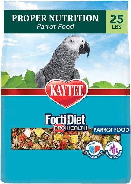 Kaytee Forti-Diet Pro Health Parrot Food (25 lbs)