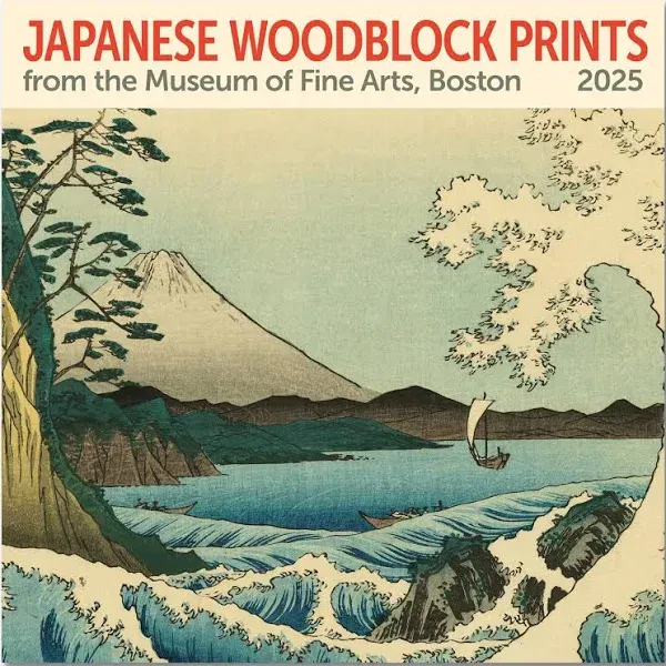 MFA, Boston Japanese Woodblocks Wall Calendar 2025