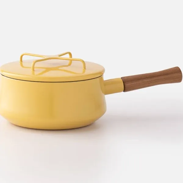 Dansk Kobenstyle Yellow 1qt. Saucepan with Lid Yellow