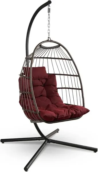 SereneLife Hanging Egg Chair with Stand