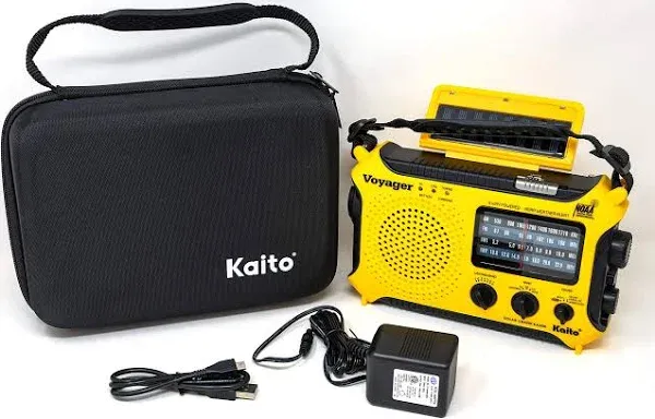 Kaito 5-Way Powered Emergency AM/FM/SW Weather Alert Radio