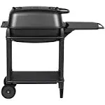 PK Grills Charcoal BBQ Grill and Smoker, PK300-BCX Cast Aluminum Portable Outdoor Barbeque Grill for Camping, Grilling, Graphite/Black, Premium